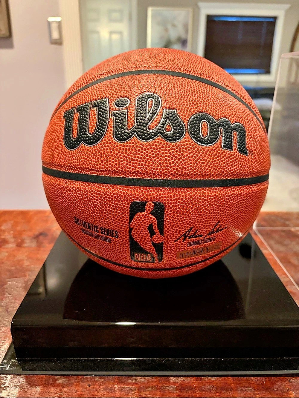 Jalen Brunson Signed Official Ball With Brunson Burner Inscription! Fanatics COA - Picture 4 of 5